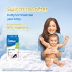 Little's Baby Pants Diapers with Wetness Indicator and 12 Hours Absorption, Small (S), 4-8 kg, 42 Count - Image 2