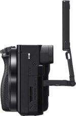 Sony Alpha ILCE 6100 24.2 MP Mirrorless Digital SLR Camera Body only | APS-C Sensor | Fast Auto Focus, Real-time Eye AF, Real-time Tracking | 4K Vlogging Camera - Black - Image 7