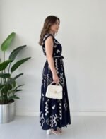 Modestouze Attires Dress for Women Western Maxi Style, Indo Western Dresses, One Piece Long Gown, A Line Flared Pattern, Ethnic Look Outfit for Women - Image 6