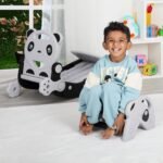 Amazon Brand – Jam & Honey Panda 3-in-1 Foldable Slide with Rocker Chair for Toddlers | Small | Indoor & Outdoor | Safe for Boys & Girls | Age 2 Years | Easy Assembly | Black - Image 9