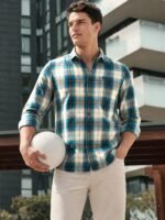 THE Indian Garage CO Men Polycotton Slim Fit Shirt - Image 2