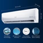 Cruise 1.5 Ton 3 Star VarioQool Inverter Split AC (New BEE, CWCVBM-VQ3D173) - Image 4