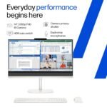 HP OmniStudio All-in-One, Intel Core 5 210H (i5 14th gen), (8GB DDR5, 512GB SSD) FHD, Anti-Glare, 23.8''(60.5cm), Win 11, Office 24, Cotton White, 4.98kg, Dual 3 W Speakers, FHD IR Camera, 24-cu0567in - Image 5