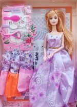 BKDT Marketing Beautiful Doll Toy for Girls Moveable Arms, Legs, Hands & Elbow with Dresses & Fashion Accessories- Doll Height -29cm- Festival Gifts - Image 5