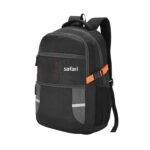 Safari Omega spacious/large laptop backpack with Raincover, college bag, travel bag for men and women, Black, 30 Litre - Image 2