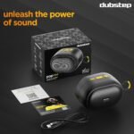 Dubstep Pop 1200 Portable Bluetooth Speaker | 12W Loud Sound, Deep Bass with XBASS, 16 Hrs Playtime, TWS Stereo Pairing, 52mm Driver, Splash-Resistant, Carry Strap (Black) - Image 5