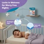 Amazon Brand - Supples Premium Baby Diaper Pants | 42 Baby Diapers | XXL | 15-25 Kg | 12 Hrs Absorption | Cushiony Cotton Soft Fabric | Phthalates-Free | Triple Leak Guard - Image 4