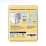 Amazon Basics Economy Adult Diapers Pant Style for Men & Women | Medium Size | 30 Count (10 x Pack of 3) | Up to 8 Hours Absorbency | Wetness Indicator | Soft & Comfortable | Disposable | White - Image 6
