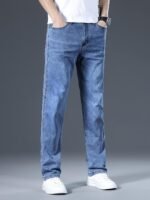 URBAN POCKETS Jeans for Men | Denim Pants with Regular Fit & Classic Straight Cut (U11-12) - Image 8