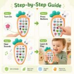 Goyal's Rabbit Intelligent Baby Cell Phone Mobile Toy for Kids, Toddlers with Music, Ringtones, Lights (Multi Color) - Image 6