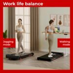 Lifelong Fit Pro Treadmill 3 HP Peak Dc Brushless Motor 2 Level Manual Incline Walking Machine at 8 km/Hr Speed with Led Display-Cardio Equipment for Home Gym 110kg Capacity, Black - Image 8