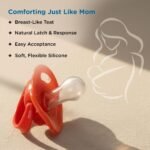 Mee Mee Ultra Light Silicone Baby Pacifier & Teether, BPA-Free, Soft Nipple Design, Oral Soothing, Pack of 2, 0–6 Months, Blue/Red - Image 6