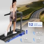 Maxpro 12% Auto Incline Glide 4.5HP Peak Motor 3-in-1 Foldable Treadmill for Home | Walking Pad Under Desk | 14 km/hr Speed | 120 kg Capacity | Remote Control (PTM200I) - Image 2
