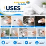 Kitchen Clean® Magic Eraser Sponge, Pack of 2 | Wall & Kitchen Stain Remover, Bathroom Tile Cleaner, Pencil Marks & Lime Scale Cleaner - Image 2