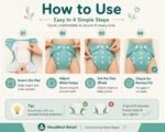 Reusable Cloth Diaper for Babies | Washable Baby Cloth Diaper with Absorbent Insert | Leak Proof Adjustable Free Size Pocket Diaper 3M -3Years | Eco Friendly Reusable Baby Diaper (2, Blue Pink, One Size) - Image 5