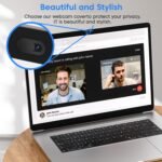 Sounce Laptop Camera Cover Webcam Cover Slider Ultra Thin Privacy Protection Slide Blocker for Laptop PC MacBook Tablet Smartphone iPad iPhone All-in-One Desktop PS4 Strong (Pack of 10 Pieces) - Image 2
