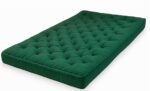 ATOOTFUSION Cotton Floor Mattress, 4 inch Thick Tufted Cushion, 72 x 30 inch, Foldable, Rollable Light Weight Cotton Mattress (Bottle Green) - Image 9
