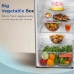 Haier 190 L 4 Star Direct Cool Single Door Refrigerator with Fast Ice Making, Easy Clean Back, Large Vegetable Box (HED-204TDSA-N, Dazzle Steel, 2026 Model) - Image 5