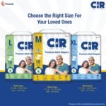 CIR Premium Adult Diaper - Tape Style | All Night Protection with Aloe Vera | Medium (M) Size | Waist (71-111cm|28"-44") | 10 Units - Image 6