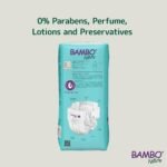 Bambo Nature Premium Baby Tape Diapers for Baby Medium Size (4-8 Kgs) - Super Absorbent, Breathable, Extra Soft, Dermatologically Tested, Hypoallergenic Infant Nappies With Wetness Indicator, 52 Count - Image 6