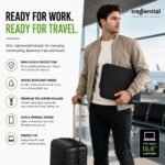 Tressential 15.6 Inch Laptop Sleeve, Water-Resistant, Shock-Resistant Padding, for MacBook, Dell, HP, Lenovo (Black, 15.6 inch) - Image 6