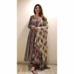 Nermosa Women Printed Anarkali Kurta and Pant Set with Dupatta | Printed Kurta Set | Women Kurta Sets | - Image 6