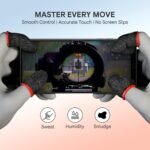 Humble® Mobile Gaming Thumb & Finger Sleeves, Anti-Slip Sweat-Proof High Precision Touch-Sensitive for PUBG, BGMI, COD Mobile & Free Fire - Breathable, Washable & Universal Fit – 2 Pairs (4 Pcs) - Image 2