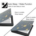 MOCA Case for Kindle Paperwhite 12th Gen 7" (2024) & Kindle Colorsoft 7" (2025), Slim PU Leather Cover with Auto Wake/Sleep, Magnetic Closure, Lightweight (City Night) - Image 2