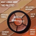INSIGHT Pro Concealer Palette - Shade Corrector | Makeup Wheel for Face | Satin–Matte Finish | 3-in-1 Conceal, Contour & Correct | Waterproof | Full Coverage | 15gm - Image 2