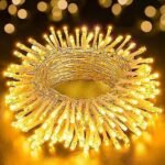 Homesake® 36 Feet Long 40 LED Power Pixel Serial String light Fairy Lights, Plug Sourced, Home & Outdoor light for christmas tree light corner Home, ornament setup festive decor (Pack of 1 Warm White) - Image 6