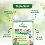 DR SATYAMRUT NUTRITION Gluco Care & Diabetic Care – Powder with High Fiber, Protein & Nutrients, Vitamins & Minerals for Helps Manage Blood Sugar Levels I Vanilla Flavour I (2 X 400 gm) pack of 2 - Image 7