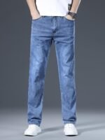 URBAN POCKETS Jeans for Men | Denim Pants with Regular Fit & Classic Straight Cut (U11-12) - Image 4