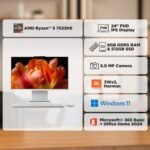 Lenovo IdeaCentre AIO Ryzen 5 7533HS 23.8" FHD IPS All-in-One Desktop (8GB RAM/512GB SSD/Win11/Microsoft 365 Basic + Office 2024/3Wx2 Speakers/5MP+IR Camera/Wireless Keyboard & Mouse), F0HR00CFIN - Image 2