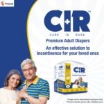 CIR Premium Adult Diaper - Tape Style | All Night Protection with Aloe Vera | Medium (M) Size | Waist (71-111cm|28"-44") | 10 Units - Image 3