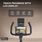Fitkit by Cult FK8002 Spin Bike Max Weight 140 kg, Adjustable Seat, LCD Display for Fitness at Home Workouts Exercise Cycle for Home (Black) - Image 6