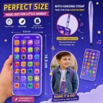 Amitasha Educational Phone Toy for 2-12 Years Kids Rechargeable 28 Modes Talking Baby Smart Phone Mobile Toy for Boys Girls Birthday Gift - Image 2