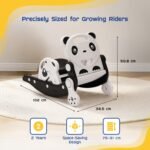 Amazon Brand – Jam & Honey Panda 3-in-1 Foldable Slide with Rocker Chair for Toddlers | Small | Indoor & Outdoor | Safe for Boys & Girls | Age 2 Years | Easy Assembly | Black - Image 6
