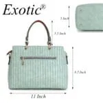 EXOTIC® Women's Striped Line Handbag for Women| Ladies purse | Stylish Shoulder Bag | Gift for Women - Image 9