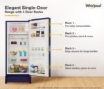 Whirlpool 192 L 4 Star Icemagic Powercool Direct-Cool Single Door Refrigerator with Base Drawer (215 IMPC ROY 4S SAPPHIRE PEONY-Y, Blue, 2026 Model) - Image 4