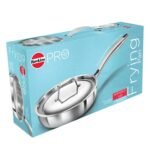 Hawkins Pro 18 cm Frying Pan, Triply Stainless Steel Fry Pan with Stainless Steel Handle, Silver (PSF18) - Image 10