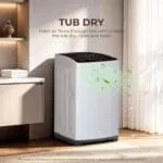 Haier 6 kg 5 Star Oceanus Wave Drum Washing Machine Fully Automatic Top Load (HWM60-AE, Moonlight Silver) - Image 5