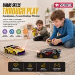 Storio RC Battle Car for Kids 3-12 Years, Remote Control Car with 2 Player Shooting Game, Rechargeable Toy Car with Flip Action, RC Cars for Boys Girls, Birthday Gift - Image 4