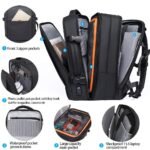 Red Lemon Titan Ultrafit Plus Bange Series 15.6-inch Laptop Bags Backpacks for Men and Women 45L Outdoor and Camping 3in1 Office Bags,Travelling,Backpack (With Bottle Holder), Black - Image 2