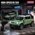 Storio Sports Utility Vehicle SUV Defender Remote Control RC Car with Real Smoke | High Speed Racing Toy with LED Lights | Rechargeable Battery | Fully Functional RC Vehicle for Kids Boys & Girls - Image 2