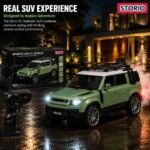 Storio Sports Utility Vehicle SUV Defender Remote Control RC Car with Real Smoke | High Speed Racing Toy with LED Lights | Rechargeable Battery | Fully Functional RC Vehicle for Kids Boys & Girls - Image 6