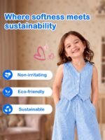 Kidbea Girls 2-Piece Clothing Set, Cotton Sleeveless Vest Top & Leg Pant - Image 3
