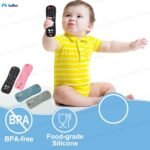FunBlast Teether for Babies - Silicone Remote Teether for 3+ Month Baby & Toddlers, Teething Toys for Babies and Toddlers, Helps Biting Skills Development, Activity Toys for Baby (Black) - Image 8