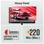 ZEBRONICS Zeb-V19Hd 18.5 Inch (46.99 Cm) Led Monitor with Supporting Hdmi, Vga Input, Hd 1366 X 768 Pixels, 16.7M Colors, Glossy Panel, Slim Design & Wall Mountable, Black - Image 4