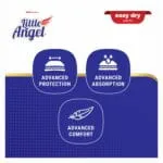 Little Angel Baby Easy Dry Diaper Pants With 12 Hrs Absorption (XL) Size 54 Count, 13-16 Kgs - XL (54 Pieces) - Image 6