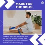 Boldfit Yoga Belt for Women and Men - Yoga Strap for Stretching with Extra Safe Adjustable D-Ring Buckle - Durable and Comfy Texture - Perfect for Your Yoga Session - 6 Feet, Purple - Image 6
